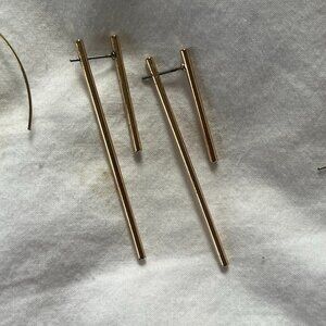 Sense of Style Gold Earrings Lulus